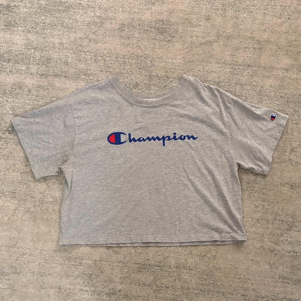 Champion Gray Crop Top